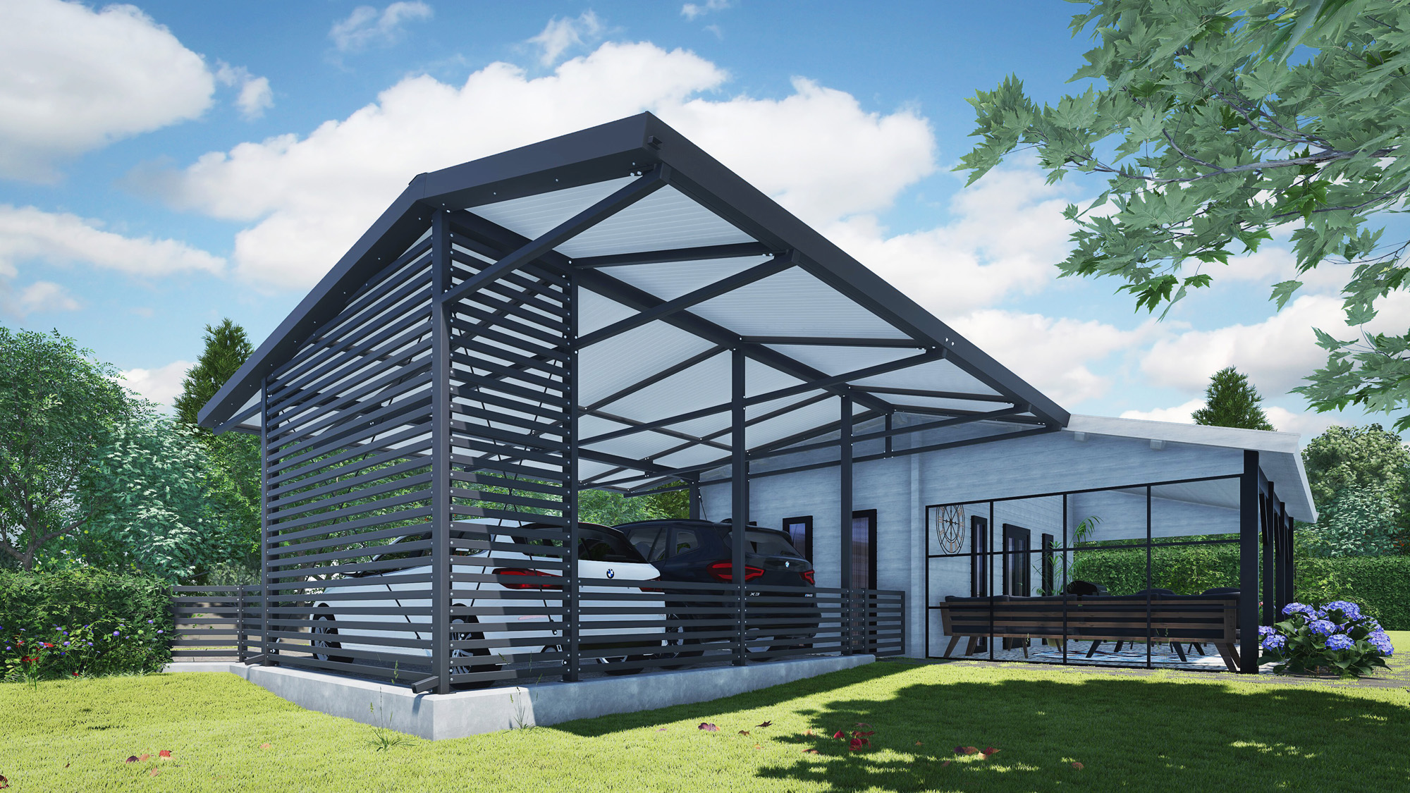 Carport Hoogenboom, Impressie 01